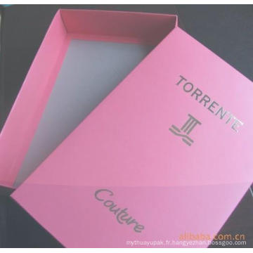 Boîte d&#39;emballage de luxe en papier Toptint avec logo personnalisé